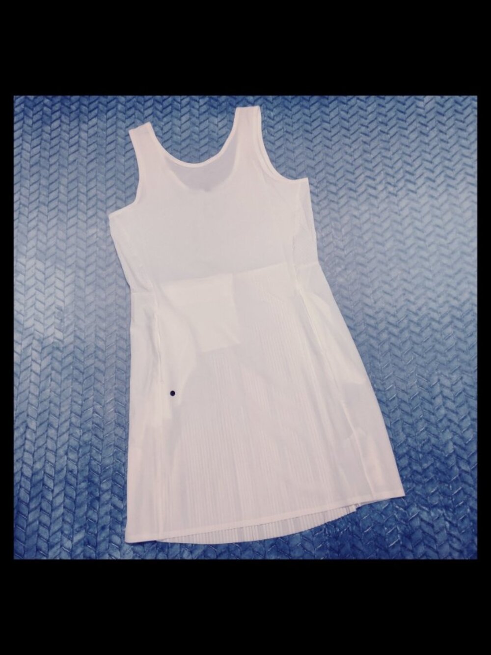 NWT Nike Dri-FIT Ace Sleeveless Golf Dress DH2437-100 White Pleated Women's S